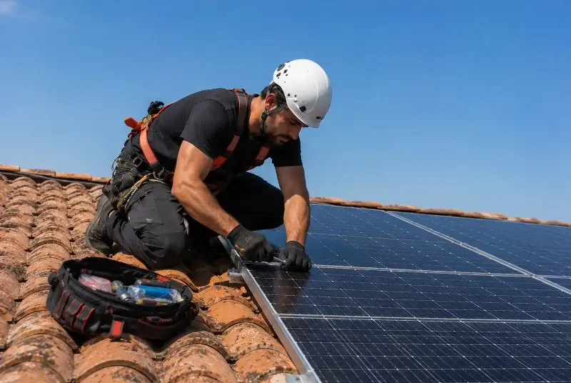 Maintenance et monitoring de panneaux solaires à Vallet