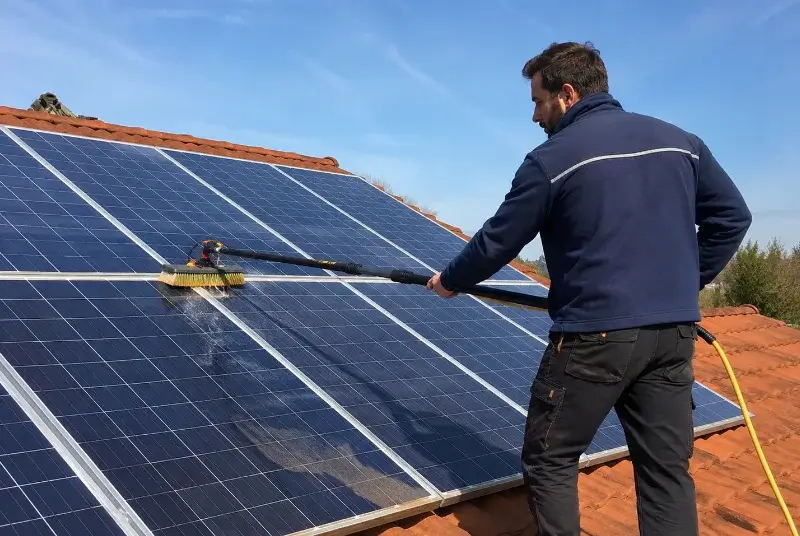 Nettoyage et entretien de panneaux solaires à Vallet